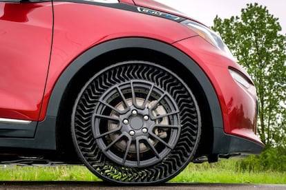 Así son las futuras ruedas sin aire de Michelin.