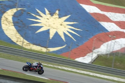 Jorge Lorenzo, en el circuito de Sepang.