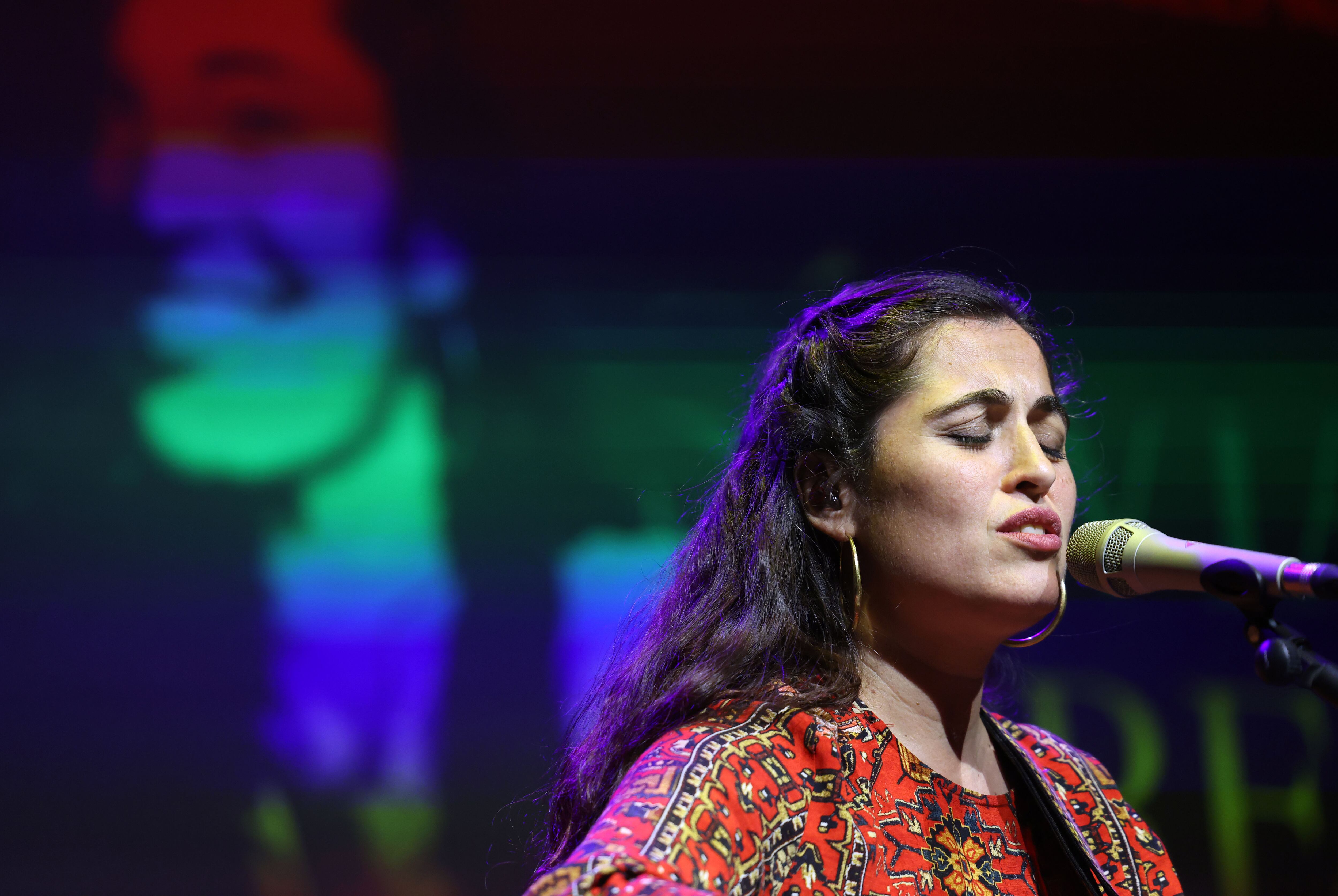 La cantante Sílvia Pérez Cruz en un Encuentro con suscriptores de El País.