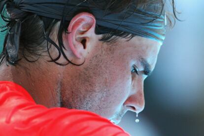 Rafa Nadal, durante un instante de su participación en el pasado Open de Australia.