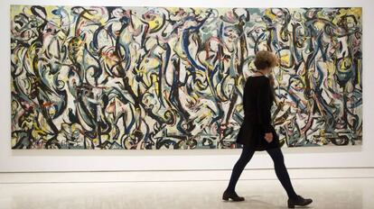 'Mural', de Jackson Pollock, en el Museo Picasso Málaga.