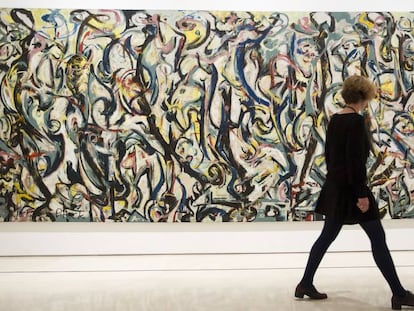 'Mural', de Jackson Pollock, en el Museo Picasso Málaga.