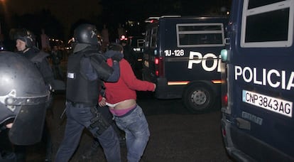 Un joven es detenido en Madrid.