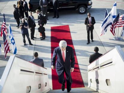 Diez son los viajes de John Kerry a Jerusalén en el pasado año. El lunes regresó a Washington.