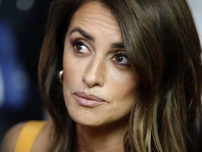 La actriz Pen&eacute;lope Cruz, el pasado lunes en Madrid.