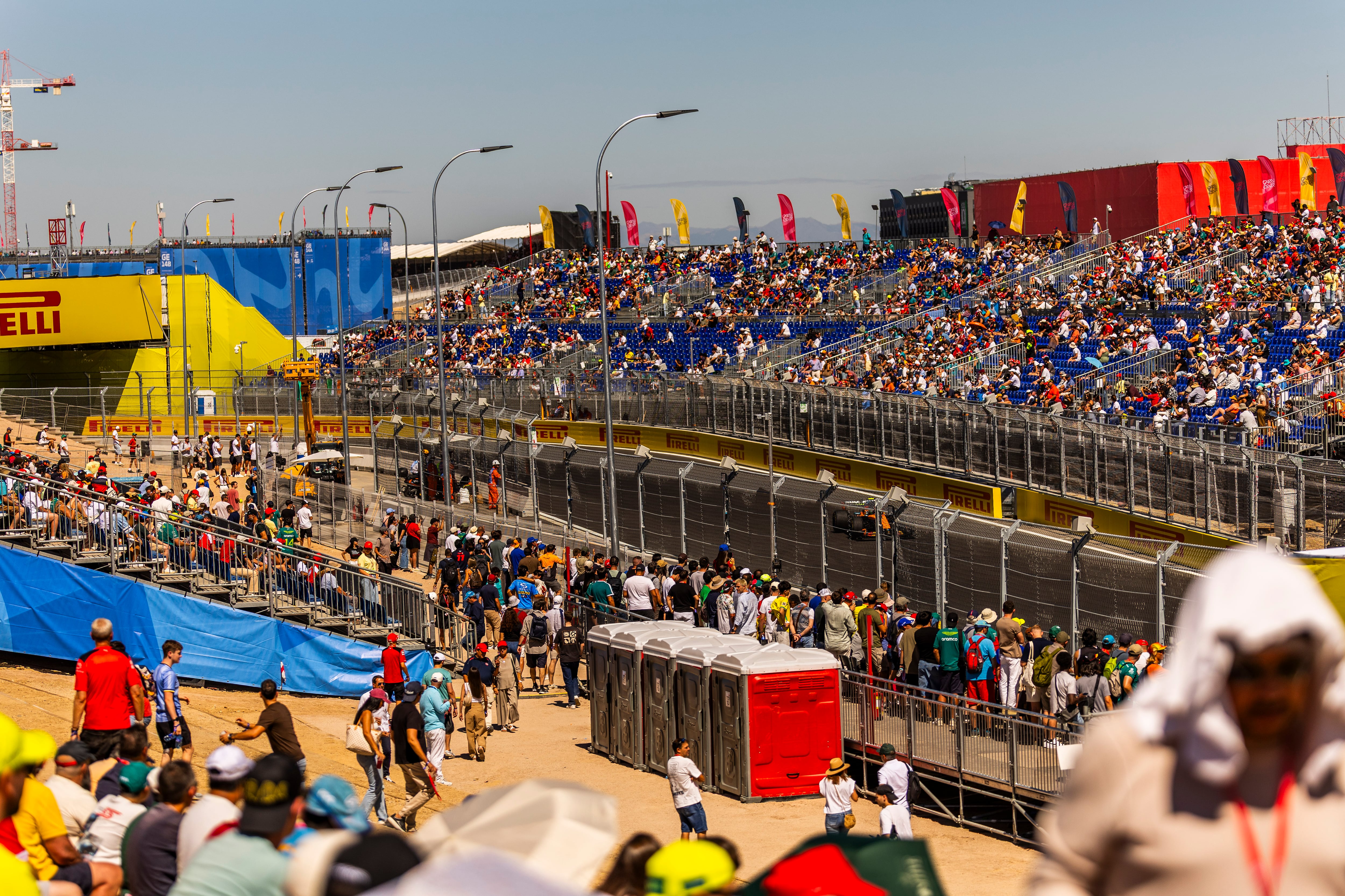Primera sesión de entrenamientos libres de Madring, el circuito de F1 de Madrid, en Ifema. 