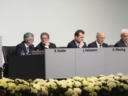 El director del Consejo de Supervisi&oacute;n de Volkswagen, Hans Dieter P&ouml;tsch