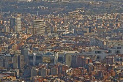 Vista de la ciudad de Barcelona.