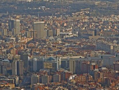 Vista de la ciudad de Barcelona.