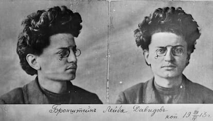 El revolucionario ruso León Trotski en su juventud