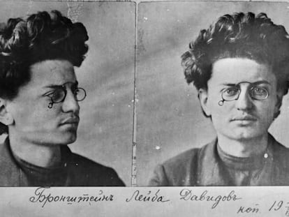 El revolucionario ruso León Trotski en su juventud.