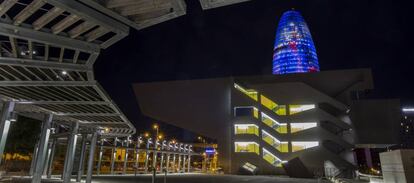 El Disseny Hub de Barcelona de la plaça de les Glòries de Barcelona.