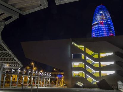 El Disseny Hub de Barcelona de la plaça de les Glòries de Barcelona.