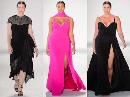 Christian Siriano, conocido como el "diseñador que viste a las mujeres que nadie más quiere vestir", ya llevaba tiempo subiendo a modelo de talla grande a la pasarela. Este 2017 ha reforzado la apuesta incluyendo a Candice Huffine, Georgia Pratt o Marquita Pring en las dos colecciones que ha presentado este año en la semana de la moda de Nueva York.