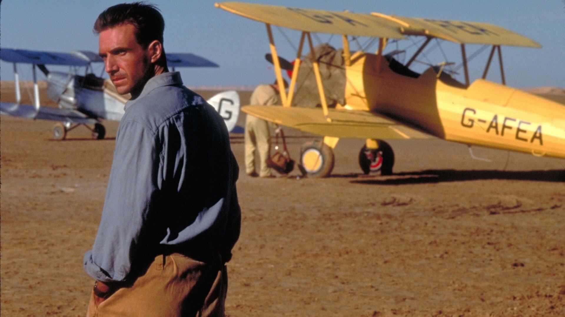 The English Patient (1996)Directed by Anthony MinghellaShown: Ralph Fiennes