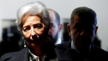 La presidenta del Banco Central Europeo, Christine Lagarde, en febrero.