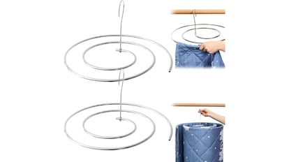 Esta es la mejor percha para colgar las colchas que se puede comprar en Amazon
