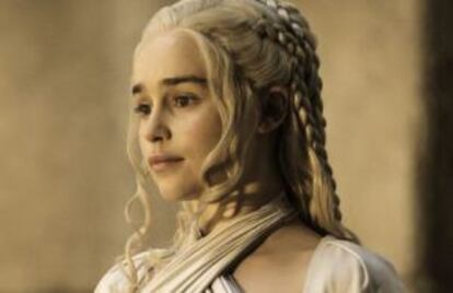 La actriz Emilia Clarke, Daenerys Targaryen en 'Juego de tronos'.