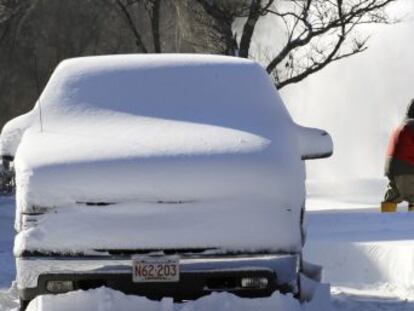 Tras la tormenta de nieve y viento dejada por el  ciclón bomba  una corriente ártica provocará rachas de aire de frío extremo