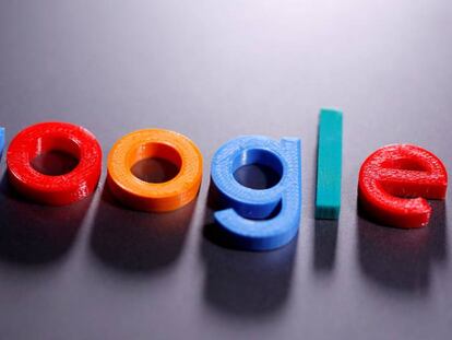 Logo de Google en 3D.