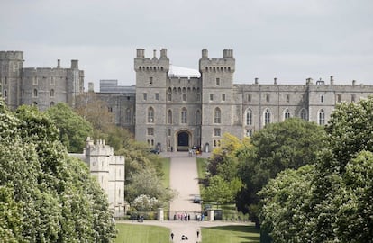 El castillo de Windsor, donde el sábado se celebrará el enlace.