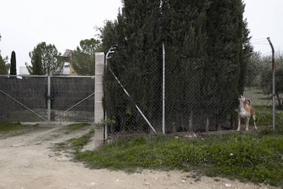 La casa de Chinchón donde se fabricaron las bombas del 11-M, esta semana