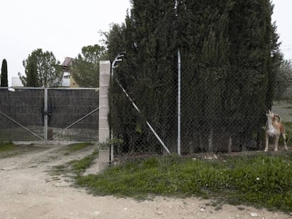 La casa de Chinchón donde se fabricaron las bombas del 11-M, esta semana