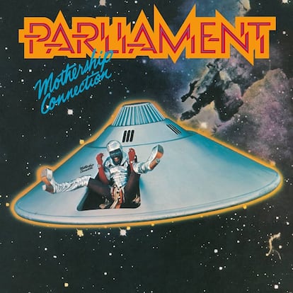 Portada del disco ‘Mothership Connection’, de Parliament.