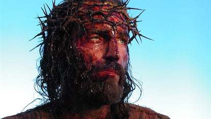 Jim Caviezel in the role that brought him worldwide fame, 'The Passion of the Christ' (2004).