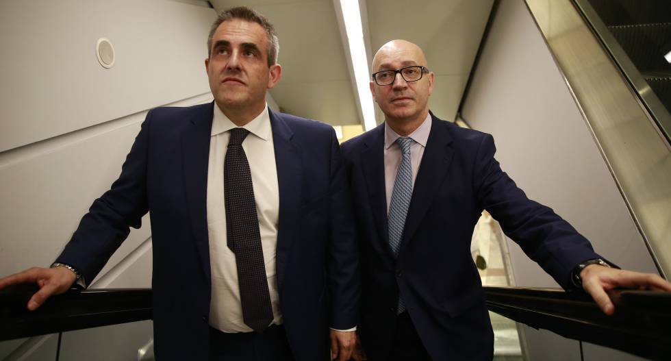 Víctor del Pozo y Jesús Nuño de la Rosa, exconsejeros delegados de El Corte Inglés.