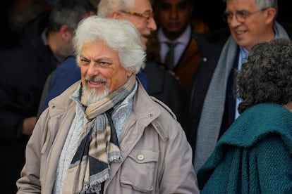 Mario Gas en el funeral de Ventura Pons.