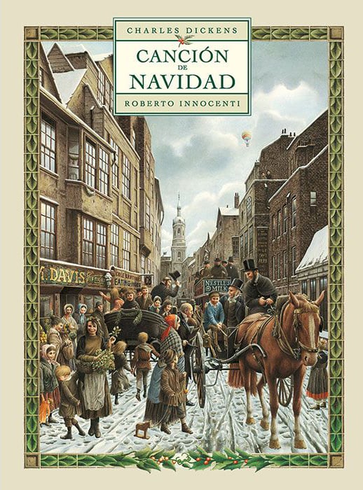 Portada de 'Canción de Navidad', de Charles Dickens