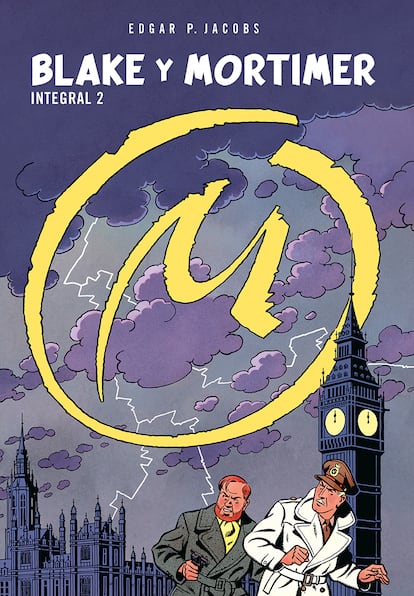 Portada de 'Blake y Mortimer Integral Vol. II', de Edgard Jacob. NORMA EDITORIAL