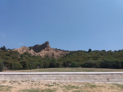 La Esfinge y el monumento Anzac en Galípoli.