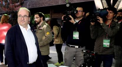 Miquel Iceta, a su llegada al Comité Federal del PSOE.