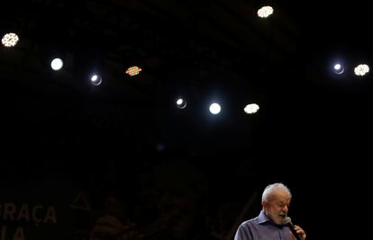 O ex-presidente Lula em um evento no Rio, em 18 de Dezembro.