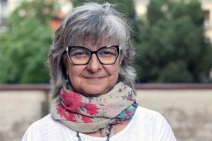 Paloma López Bermejo, Secretaria general de CC.OO en la sede del sindicato en Madrid. Pablo Monge