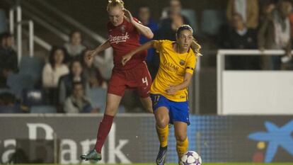 Alexia Putellas, en el partido de Champions frente al Twente.