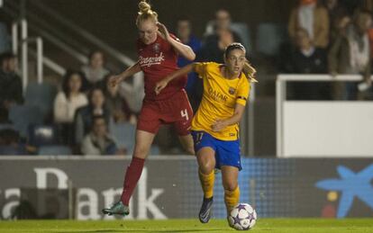 Alexia Putellas, en el partido de Champions frente al Twente.