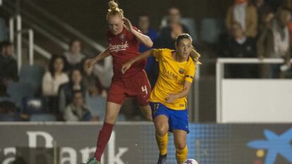 Alexia Putellas, en el partido de Champions frente al Twente.