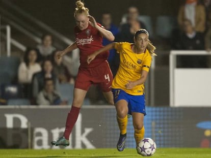 Alexia Putellas, en el partido de Champions frente al Twente.