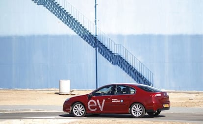 El coche el&eacute;ctrico de Better Place.