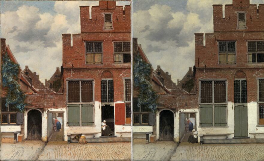 Los nuevos secretos de Vermeer: un estudio revela los cambios que realizó en su cuadro ‘La callejuela’