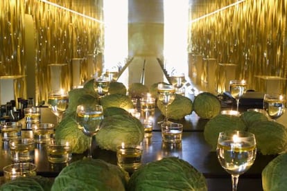 El restaurante Les Cols, obra del equipo de arquitectos RCR, donde cocina la chef Fina Puigdevall.