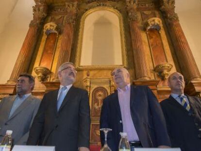 Firma del pacto por la economía social de Andalucía en Jaén.