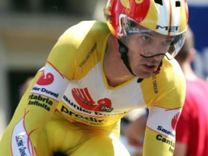 El ciclista británico David Millar, sancionado por dopaje, en su etapa en el Cofidís en 2006.