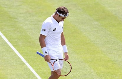 David Ferrer, en el torneo de Nottingham