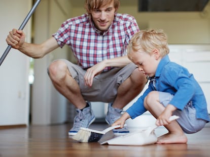 Las tareas domésticas también son cosa de niños