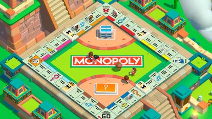 Aspecto del juego Monopoly Go! de Scopely.