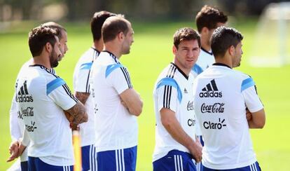 Entrenamiento de la selecci&oacute;n Argentina